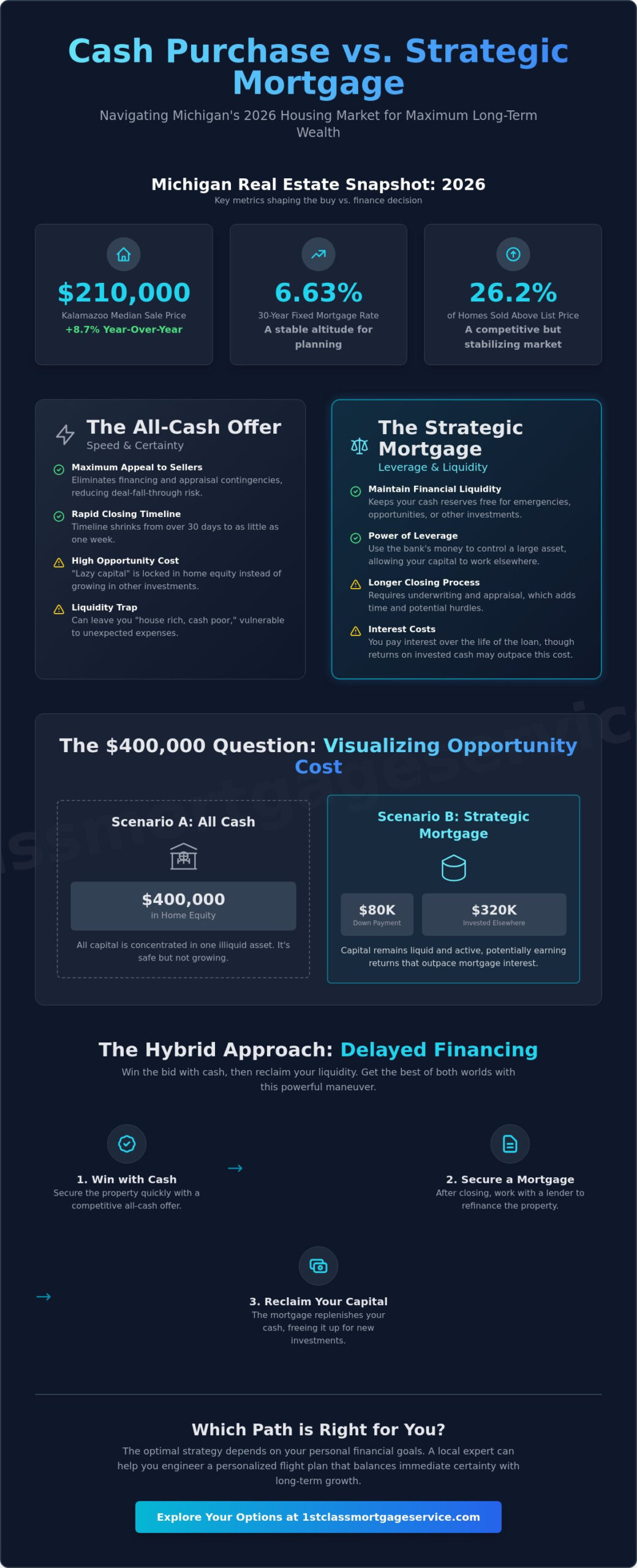 Paying Cash vs. Financing a Home in Michigan 2026: A Strategic Guide