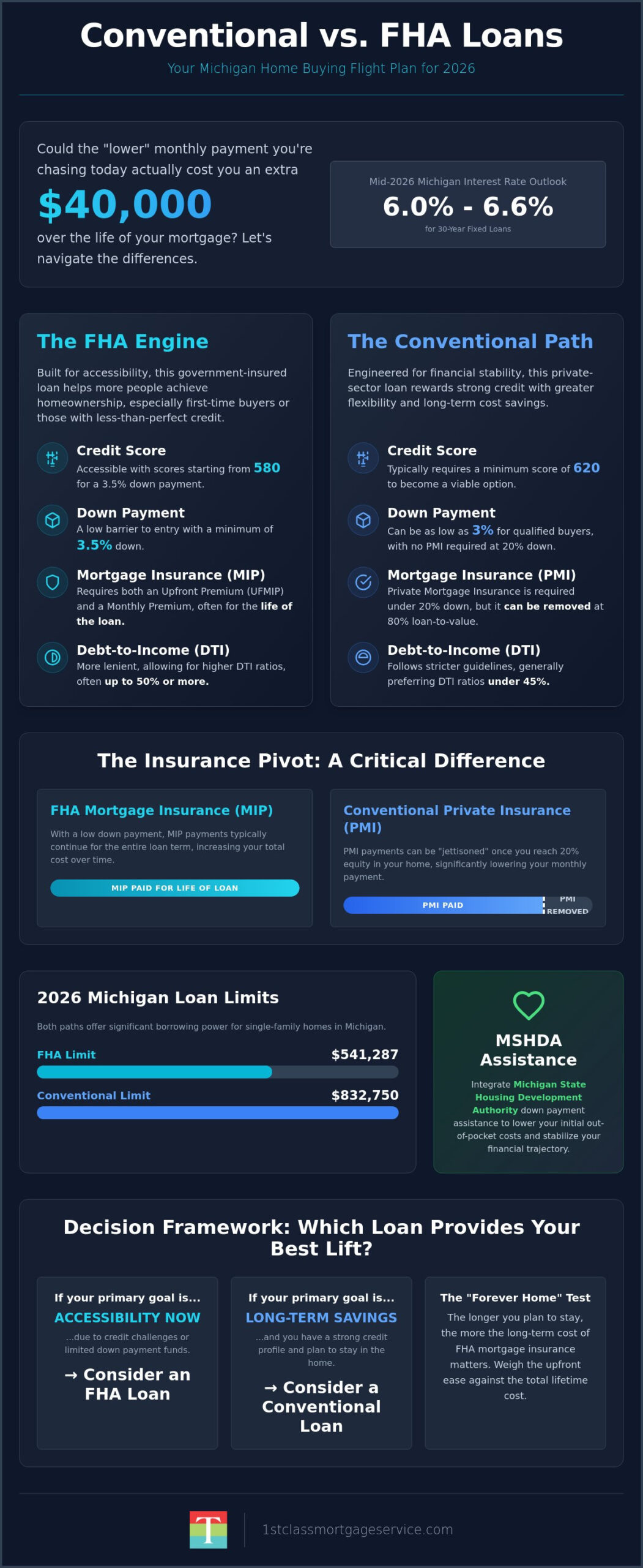 Conventional vs. FHA Loan in Michigan: Your 2026 Navigation Guide